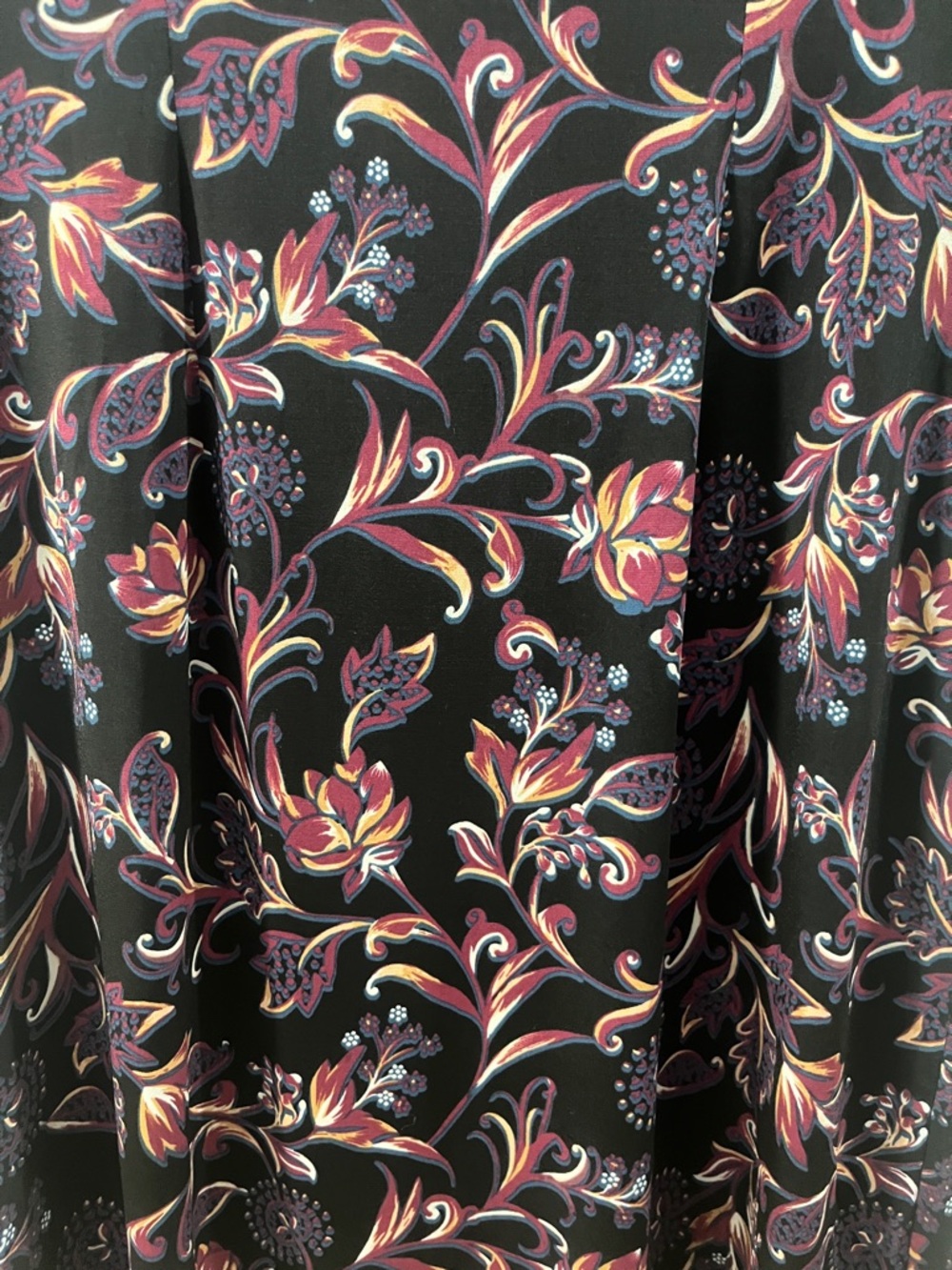 Maggy London Size 4 Dress Paisley long sleeve EUC - Picture 16 of 16